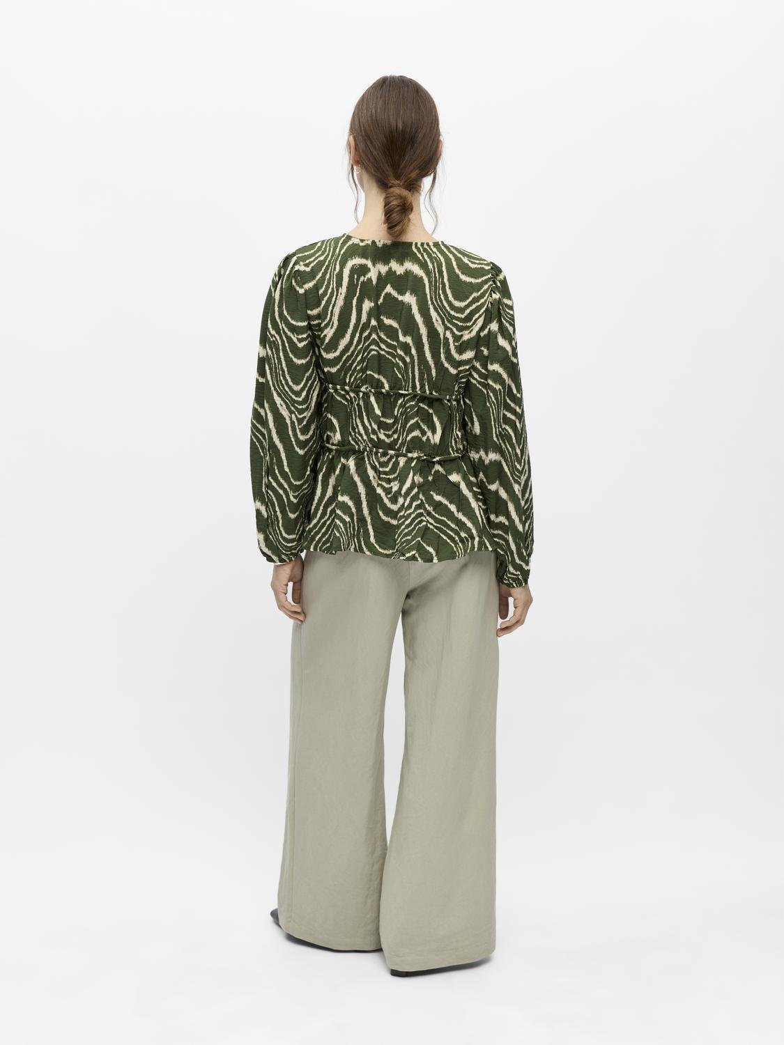 OBJJACIRA Top - Bronze Green - VERO MODA & VILA Bergvik